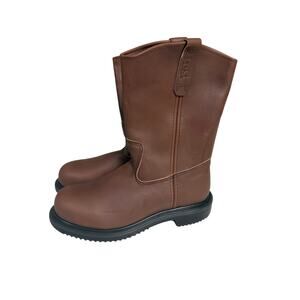 Red Wing Pecos 2231 Super Sole Steel Toe Safety Pull On Boots Mens 9.5 NEW